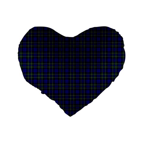 MacNeil of Colonsay Tartan Standard 16  Premium Heart Shape Cushion from ArtsNow.com Back
