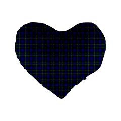 MacNeil of Colonsay Tartan Standard 16  Premium Flano Heart Shape Cushion from ArtsNow.com Front