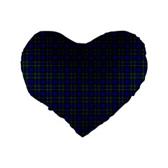 MacNeil of Colonsay Tartan Standard 16  Premium Flano Heart Shape Cushion from ArtsNow.com Back