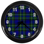 MacNeil of Colonsay Tartan Wall Clock (Black)