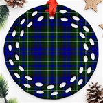 MacNeil of Colonsay Tartan Ornament (Round Filigree)