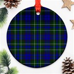 MacNeil of Colonsay Tartan Round Ornament (Two Sides)