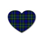 MacNeil of Colonsay Tartan Rubber Coaster (Heart)