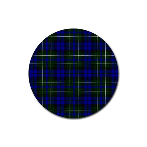 MacNeil of Colonsay Tartan Rubber Round Coaster (4 pack) from ArtsNow.com Front