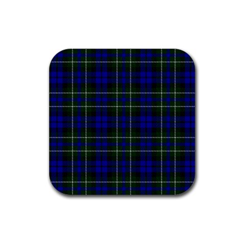 MacNeil of Colonsay Tartan Rubber Coaster (Square) from ArtsNow.com Front