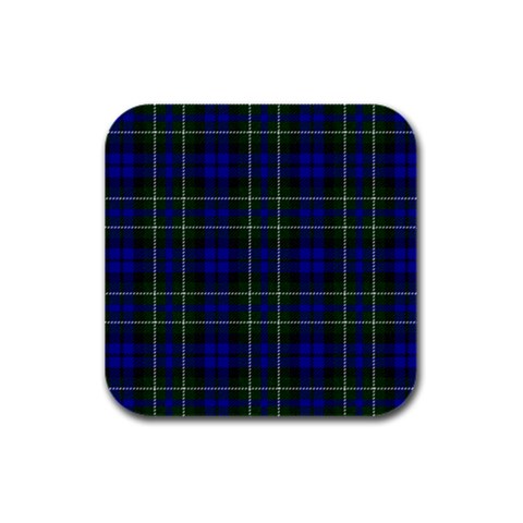 MacNeil of Colonsay Tartan Rubber Square Coaster (4 pack) from ArtsNow.com Front