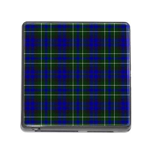 MacNeil of Colonsay Tartan Memory Card Reader (Square) from ArtsNow.com Front