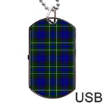MacNeil of Colonsay Tartan Dog Tag USB Flash (One Side)