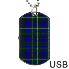 MacNeil of Colonsay Tartan Dog Tag USB Flash (Two Sides) from ArtsNow.com Back