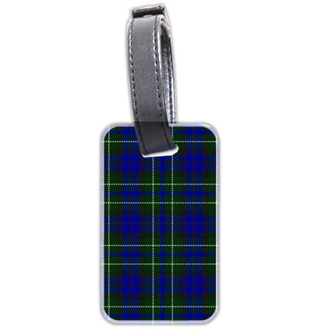 MacNeil of Colonsay Tartan Luggage Tag (Two Sides) from ArtsNow.com Front