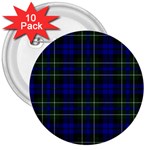 MacNeil of Colonsay Tartan 3  Button (10 pack)