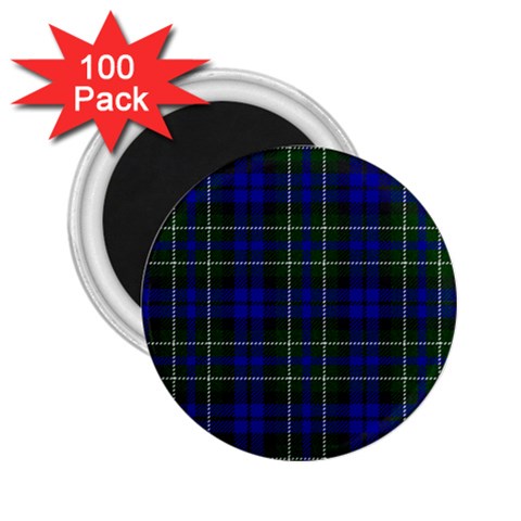 MacNeil of Colonsay Tartan 2.25  Magnet (100 pack) from ArtsNow.com Front