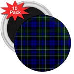 MacNeil of Colonsay Tartan 3  Magnet (10 pack)