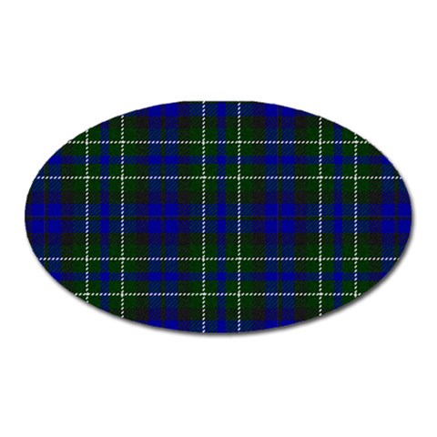 MacNeil of Colonsay Tartan Magnet (Oval) from ArtsNow.com Front