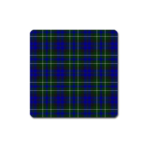MacNeil of Colonsay Tartan Magnet (Square) from ArtsNow.com Front