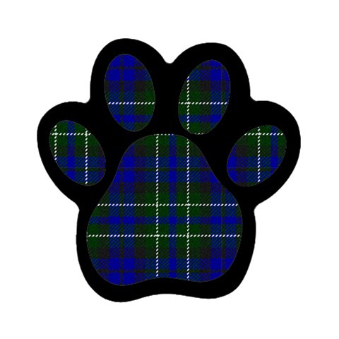 MacNeil of Colonsay Tartan Magnet (Paw Print) from ArtsNow.com Front