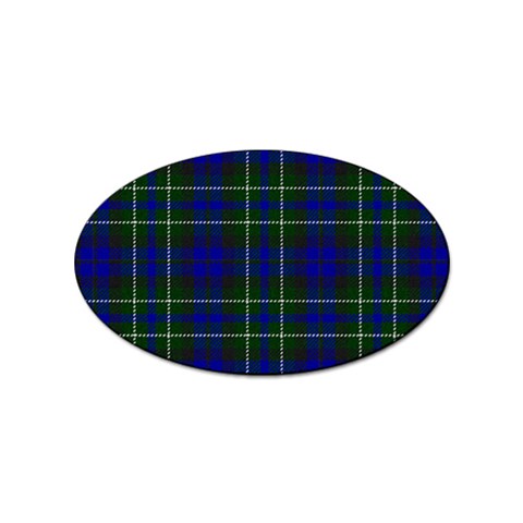 MacNeil of Colonsay Tartan Sticker (Oval) from ArtsNow.com Front