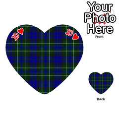 MacNeil of Colonsay Tartan Playing Cards 54 (Heart) from ArtsNow.com Front - Heart10