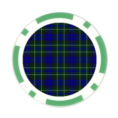 MacNeil of Colonsay Tartan Poker Chip Card Guard from ArtsNow.com Front