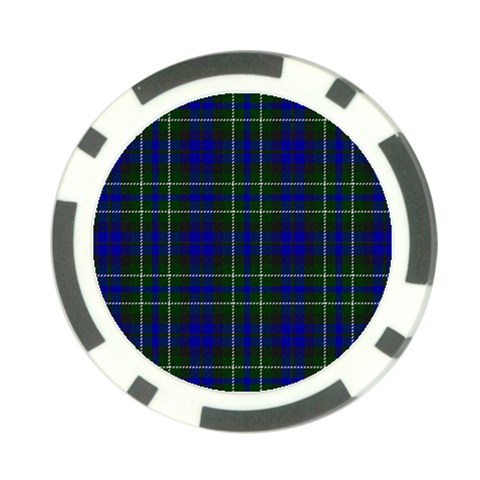 MacNeil of Colonsay Tartan Poker Chip Card Guard (10 pack) from ArtsNow.com Front