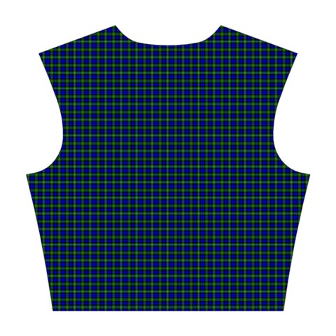 Campbell Tartan Cotton Crop Top from ArtsNow.com Back
