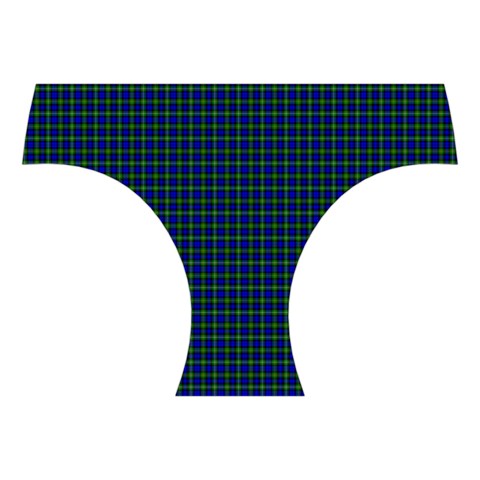 Campbell Tartan Women s Halter One Piece Swimsuit from ArtsNow.com Front Bottom