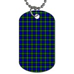 Campbell Tartan Dog Tag (One Side)