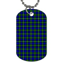 Campbell Tartan Dog Tag (Two Sides) from ArtsNow.com Back