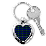 Campbell Tartan Key Chain (Heart)