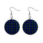 Campbell Tartan 1  Button Earrings