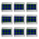 Campbell Tartan 9mm Italian Charm (9 pack)