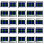 Campbell Tartan 9mm Italian Charm (25 pack)