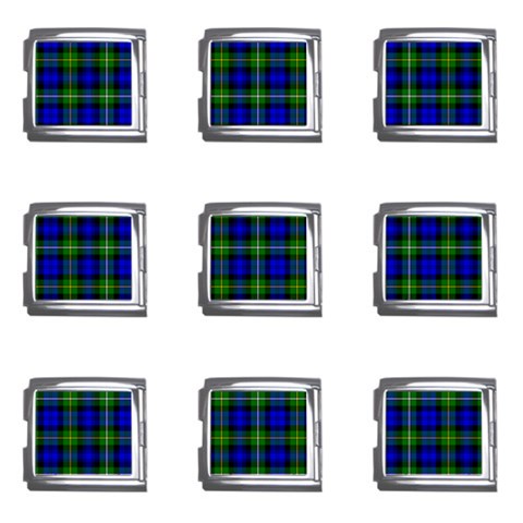 Campbell Tartan Mega Link Italian Charm (9 pack) from ArtsNow.com Front