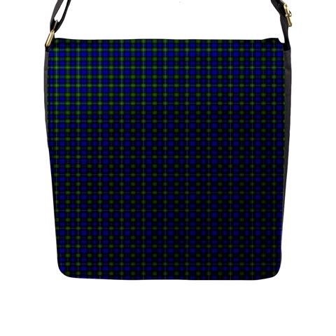 Campbell Tartan Flap Closure Messenger Bag (L) from ArtsNow.com Front