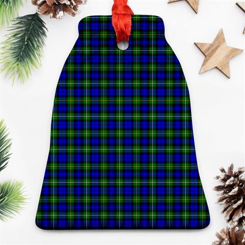 Campbell Tartan Ornament (Bell) from ArtsNow.com Front