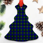 Campbell Tartan Christmas Tree Ornament (Two Sides)