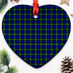Campbell Tartan Ornament (Heart)