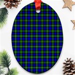 Campbell Tartan Ornament (Oval)