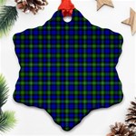 Campbell Tartan Ornament (Snowflake)