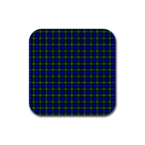 Campbell Tartan Rubber Coaster (Square) from ArtsNow.com Front