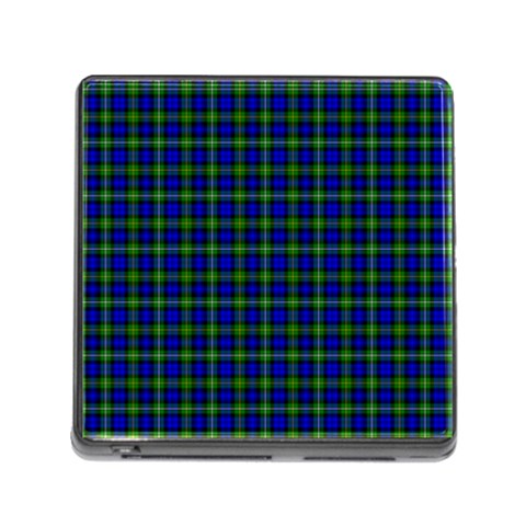 Campbell Tartan Memory Card Reader (Square) from ArtsNow.com Front
