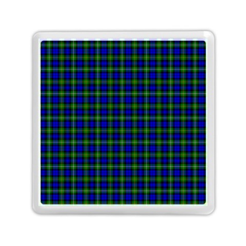 Campbell Tartan Memory Card Reader with Storage (Square) from ArtsNow.com Front