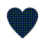 Campbell Tartan Magnet (Heart)