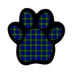 Campbell Tartan Magnet (Paw Print)