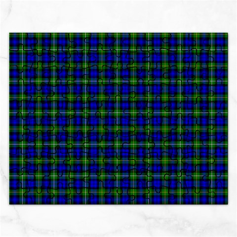 Campbell Tartan Jigsaw Puzzle (Rectangular) from ArtsNow.com Front
