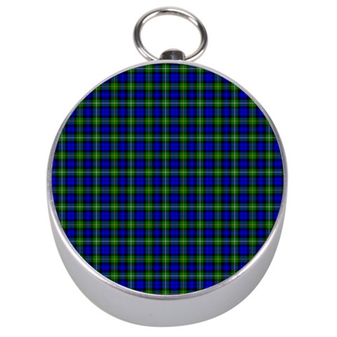 Campbell Tartan Silver Compass from ArtsNow.com Front