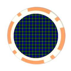 Campbell Tartan Poker Chip Card Guard (10 pack) from ArtsNow.com Front