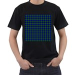 Campbell Tartan Men s T-Shirt (Black)