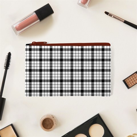 MacFarlane Tartan Canvas Cosmetic Bag (XS) from ArtsNow.com Front