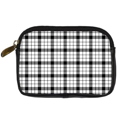 MacFarlane Tartan Digital Camera Leather Case from ArtsNow.com Front